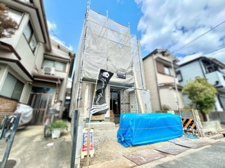 【前面道路含む現地写真】 | 城陽市平川長筬　新築戸建