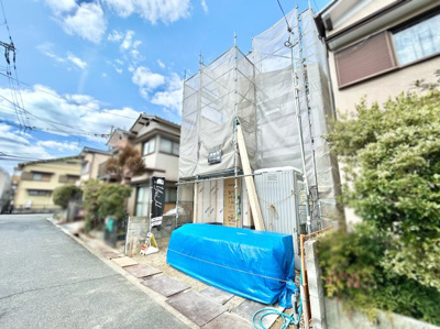 【前面道路含む現地写真】 | 城陽市平川長筬　新築戸建