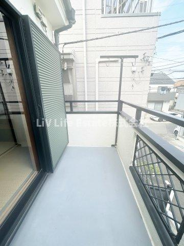 向原ハウスのバルコニー