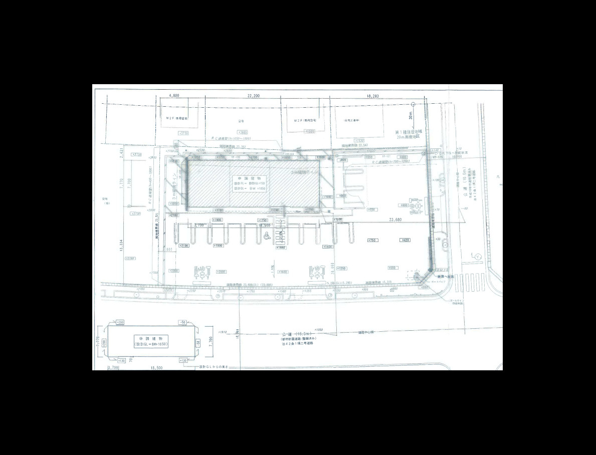 緑区桶狭間コンビニ跡地の間取り