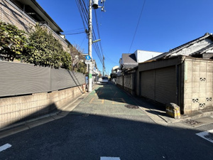 【前面道路含む現地写真】 | 2026年1月8日撮影
現在・上物有