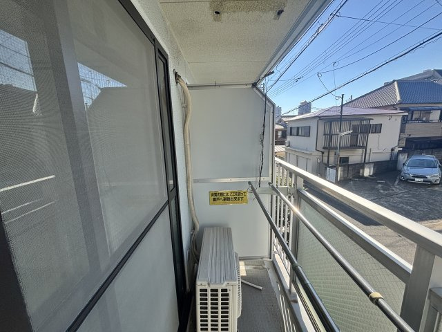 ライフピアモア六甲のバルコニー