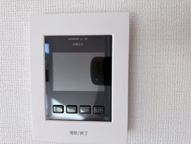 川口市本前川3期　新築一戸建て　3号棟の防犯設備|モニター付きインターホン