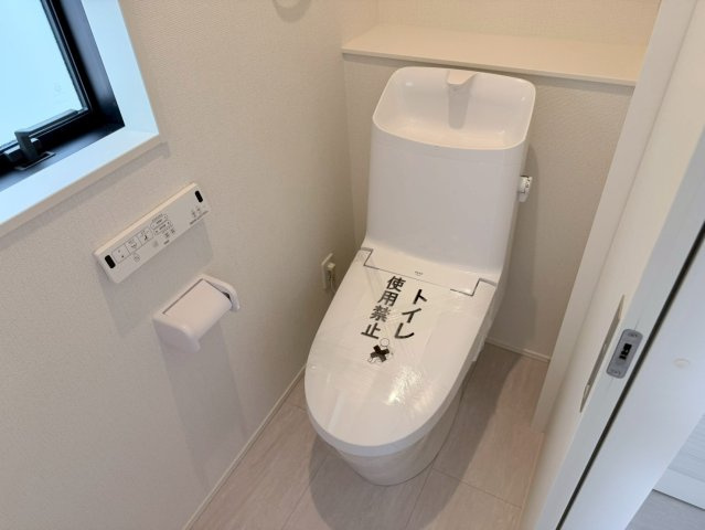 川口市本前川3期　新築一戸建て　3号棟のトイレ|トイレもきれいです