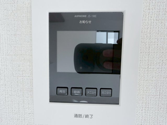 川口市本前川3期　新築一戸建て　4号棟の防犯設備|モニター付きインターホン