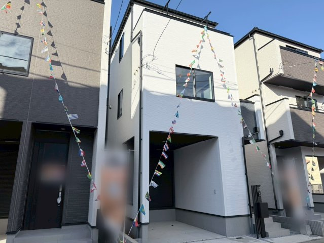 川口市本前川3期　新築一戸建て　4号棟の外観|おしゃれな外観です