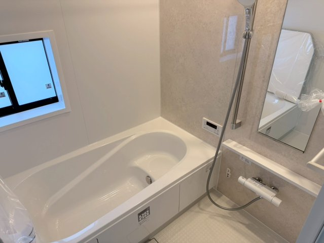 川口市本前川3期　新築一戸建て　5号棟の浴室|日々の暮らしに欠かせないお風呂です