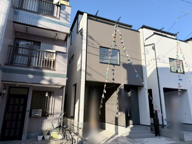 川口市本前川3期　新築一戸建て　5号棟の外観|おしゃれな外観です