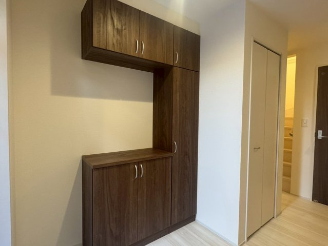  川口市本前川　新築一戸建て　1号棟の玄関|きれいな玄関です