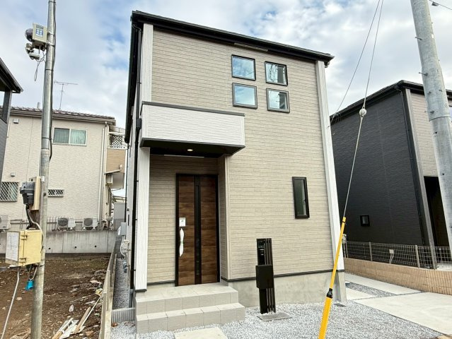 川口市峯14期　新築一戸建て　1号棟の外観|落ち着いた雰囲気の外観です