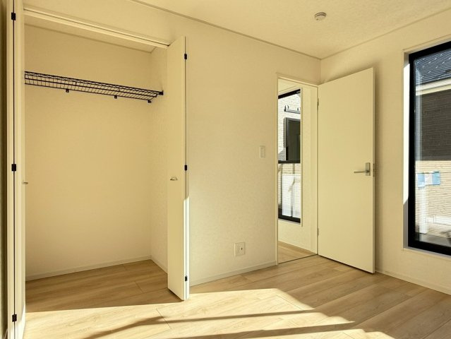 川口市柳崎　第９　1号棟の寝室|ゆとりの広さです