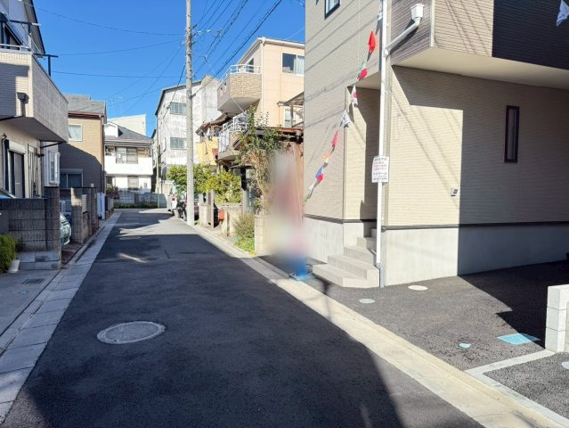 川口市柳崎　第９　1号棟の前面道路含む現地写真|前面道路含む現地写真です