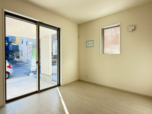 川口市柳崎2期　新築一戸建て　1号棟の洋室|スタンダードな洋室です