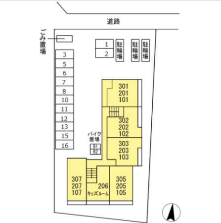 ファームサイドヒル キタノの区画図