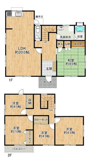 【間取り】 | 須磨区東白川台4丁目　中古戸建
