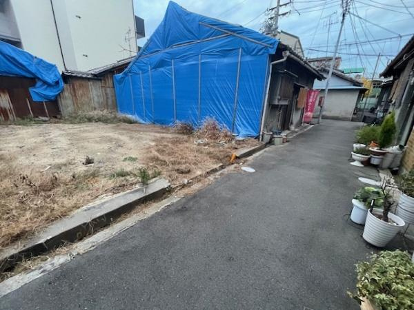 【前面道路含む現地写真】 | 大阪市生野区桃谷5丁目　売土地　