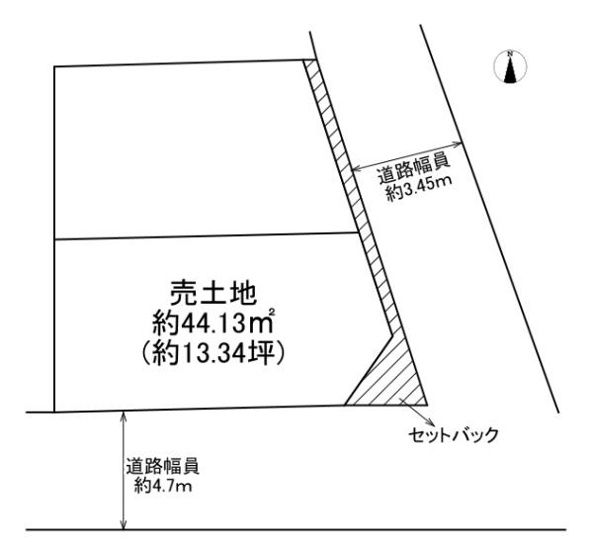 【土地図】 | 大阪市生野区中川6丁目　売土地