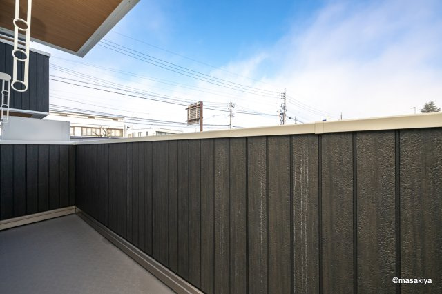 トリシア東和田　W（西）棟のバルコニー