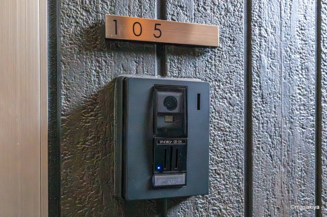 トリシア東和田　E（東）棟のエントランス