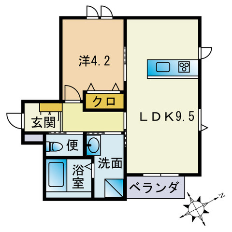 SKD姪浜Terraceの間取り