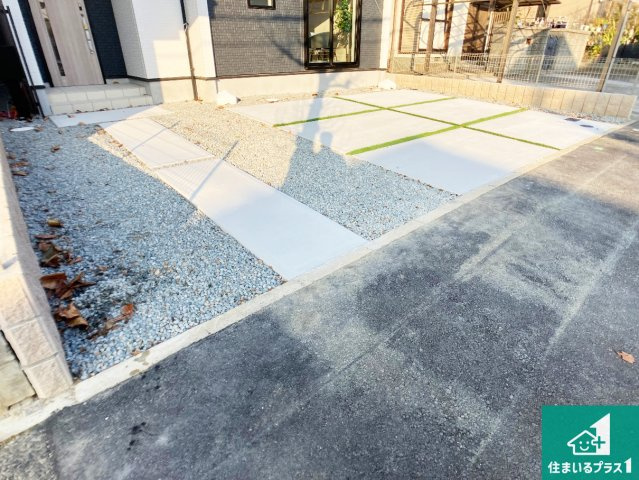 神戸市西区福吉台　新築一戸建ての駐車場|駐車スペース！散水栓があるので、こまめに愛車を洗えます！