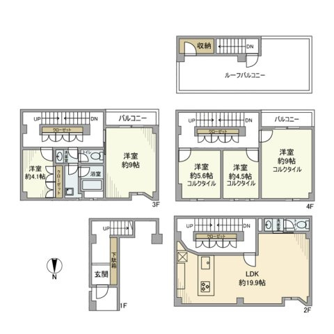 太平戸建の間取り