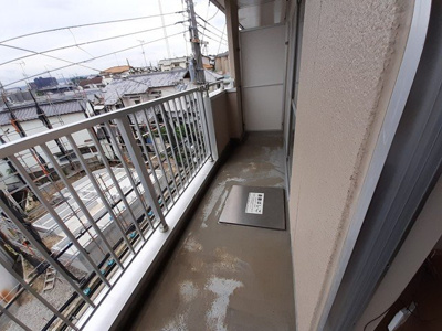 【バルコニー】 | ノースヒルズ | 開放的で明るい空間を演出してくれるバルコニーです