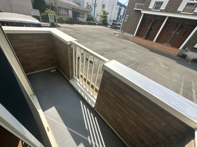 セレーノやしろ　Ａのバルコニー