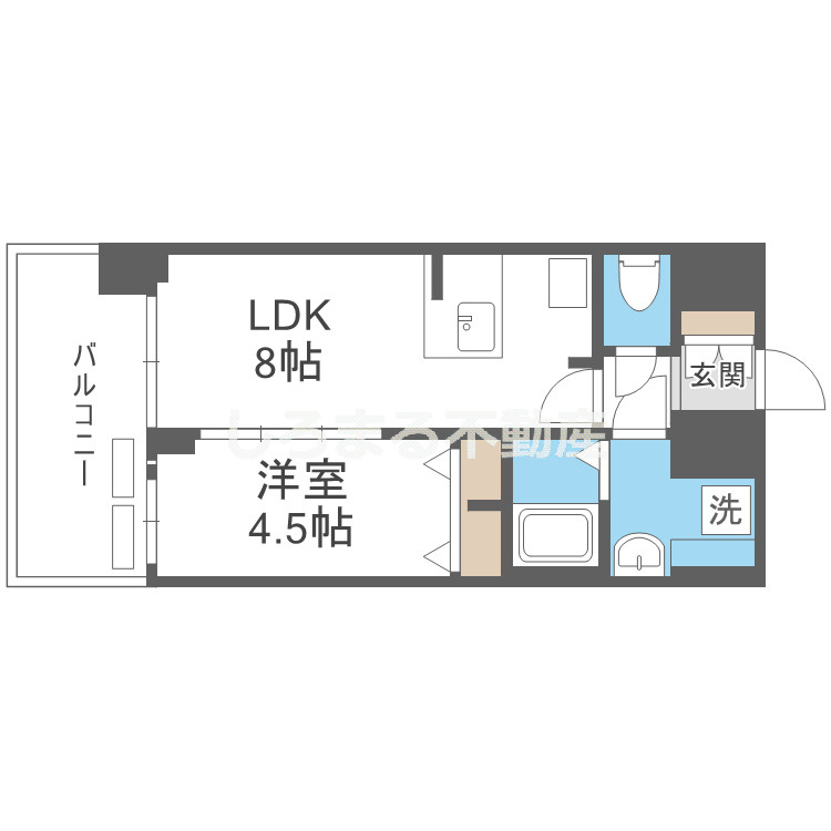 プレサンス京町堀ノースの間取り