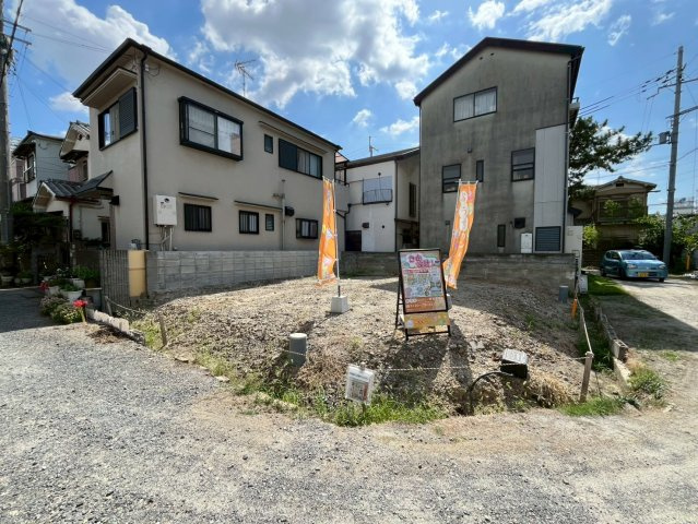 富田町5丁目Bプラン　建築条件付土地の土地図|開放的な角地！阪急富田駅まで歩１３分！