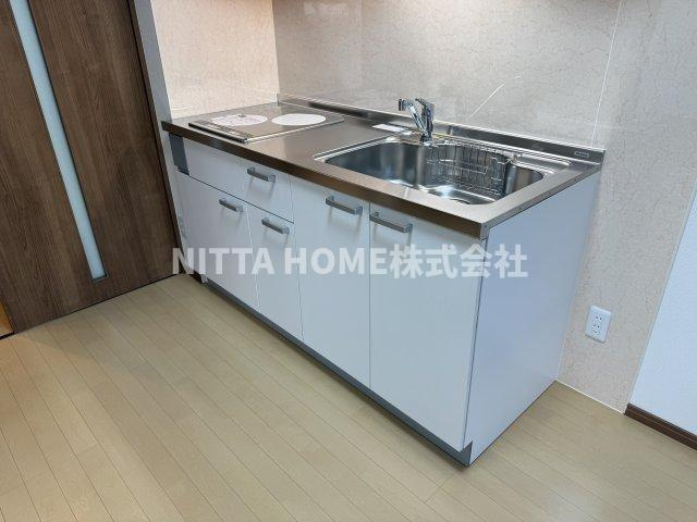 プロムナードⅢのキッチン|オープンタイプのキッチンです★