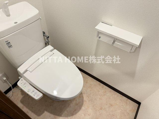 プロムナードⅢのトイレ|温水洗浄付きのトイレになります☆彡