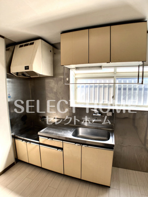 【キッチン】 | コーポ松井 | コンパクトなキッチンで掃除もラクラク