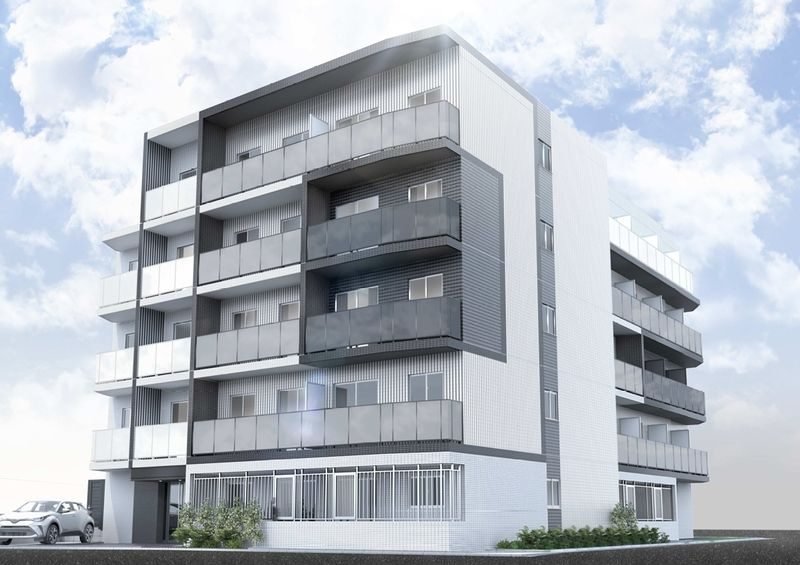 アンベリール墨田Ⅱの外観パース