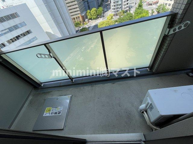 ディオスカーボ難波のバルコニー