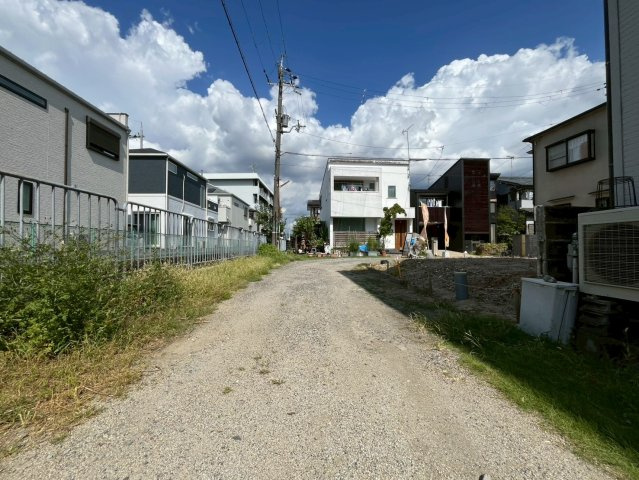 富田町5丁目　建築条件無土地の前面道路含む現地写真|月々のお支払いは？気になるローンのご相談もお気軽にお問合せください！