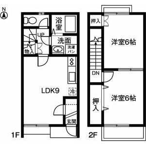 ハイツヤマザキAの間取り