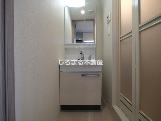 プレサンス緑橋ソレアスの独立洗面台