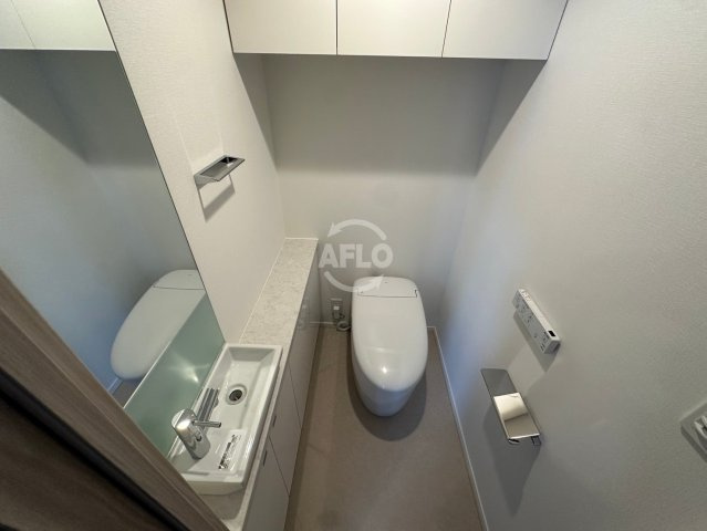 ジオタワー新町　堀江小学校のトイレ|ジオタワー新町　トイレ