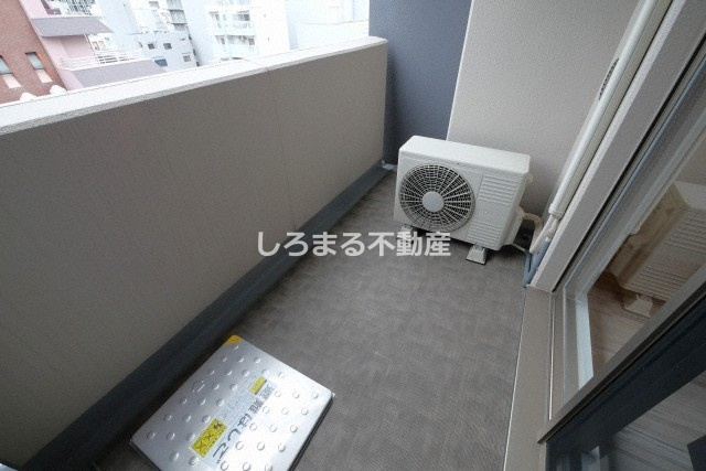 パークアクシス心斎橋のバルコニー