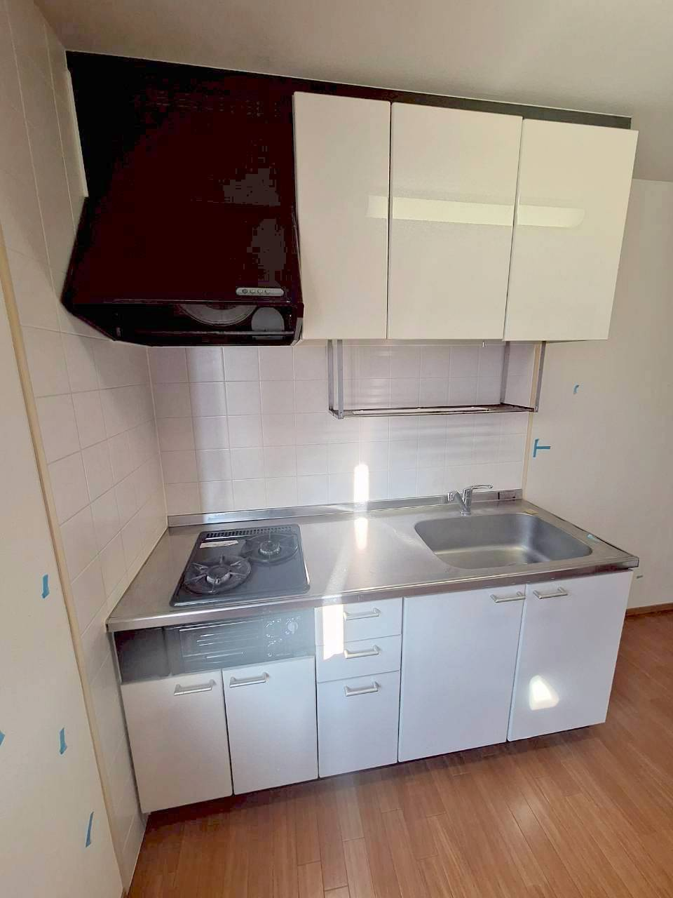 コート　アゼリアのキッチン|★ガス２口グリル付きシステムキッチン★