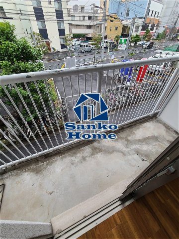 コンフォート文華のバルコニー