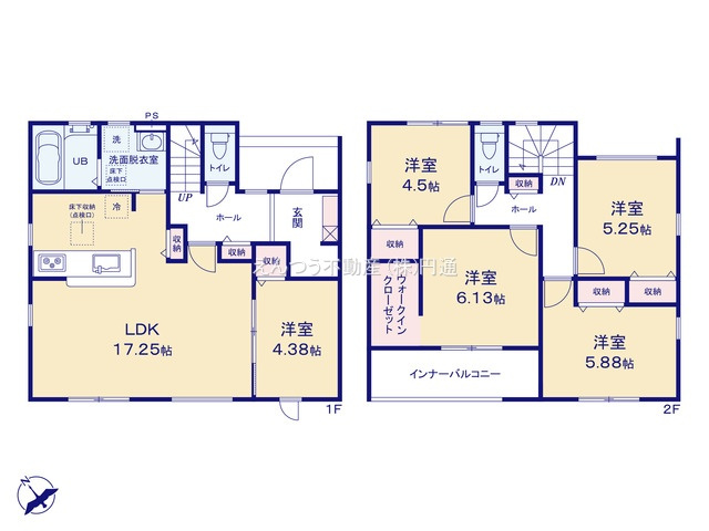 リーブルガーデン梅森台第2の間取り