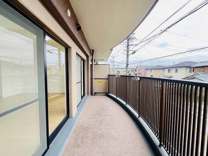 【仲介手数料無料／刈谷市】キングスコート東刈谷　202号室のバルコニー