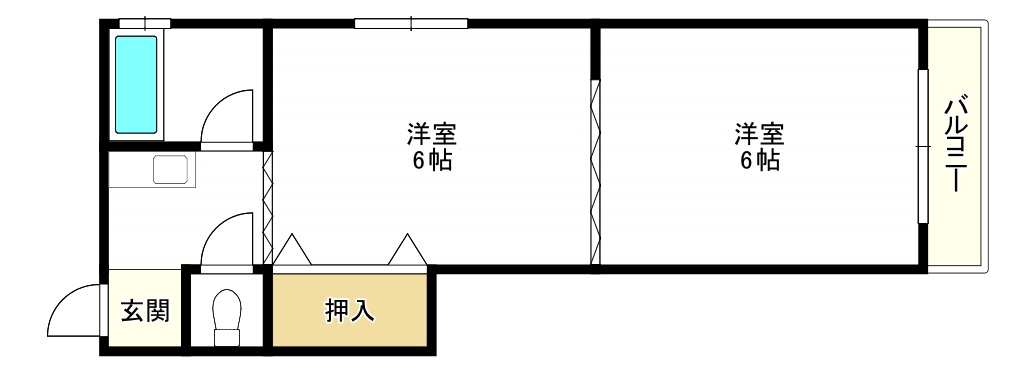 宮本マンションの間取り