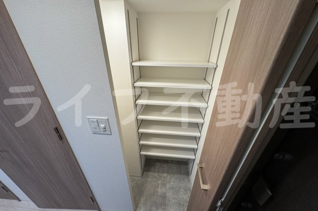 ワールドアイ大阪EAST Cityの収納|便利な収納スペースです