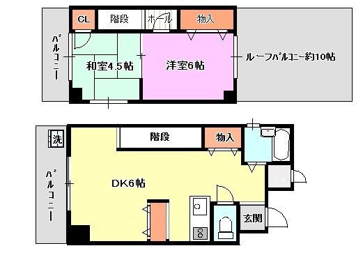 コーポラス栄里の間取り