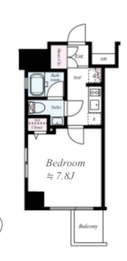 ディアレイシャス菊川の間取り