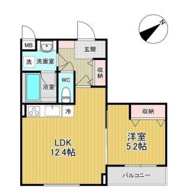 【間取り】 | Papillon Sekimae