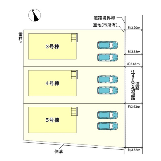 【区画図】 | 姫路市香寺町広瀬第1/全3棟